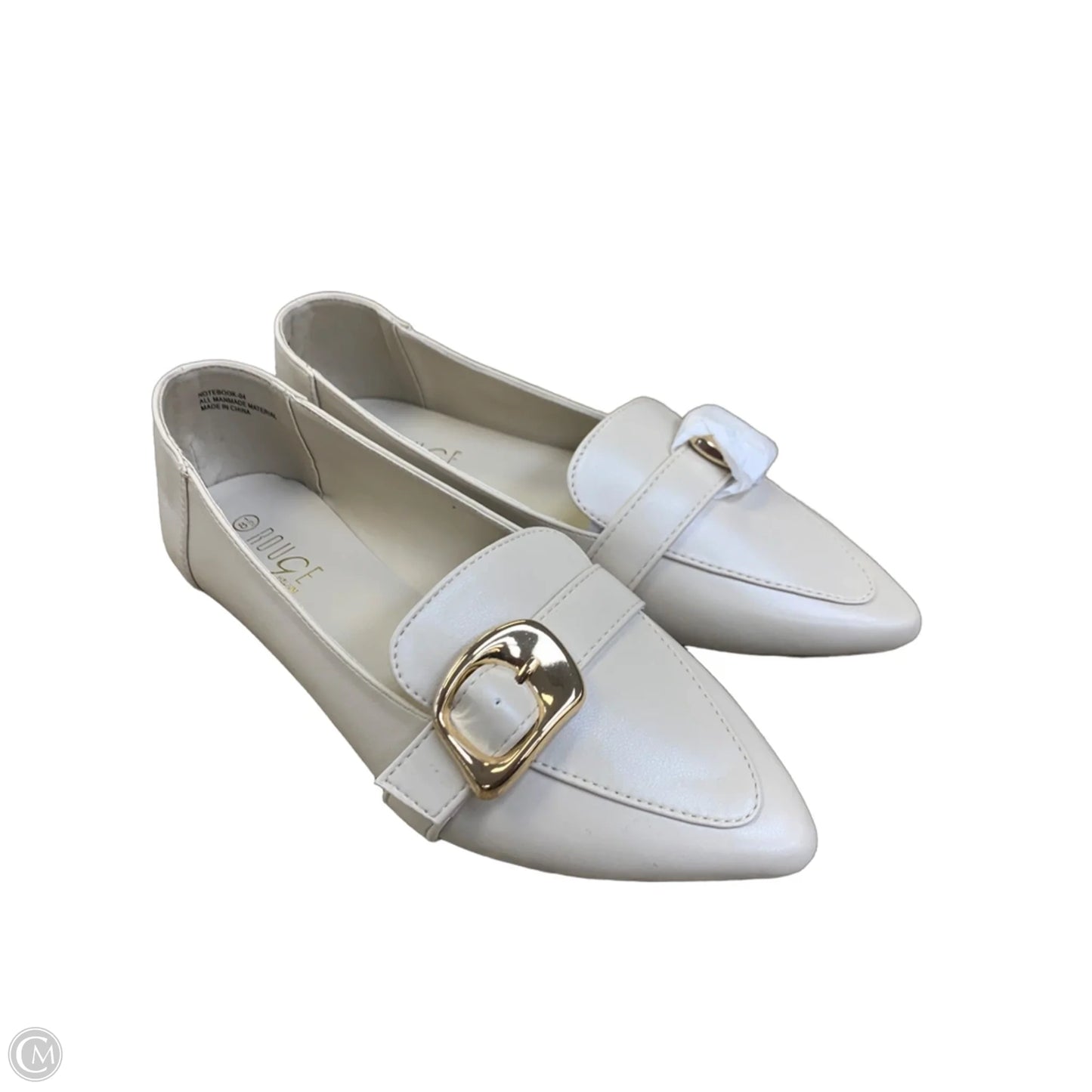 Shoes Flats By Rouge In Ivory, Size: 8.5