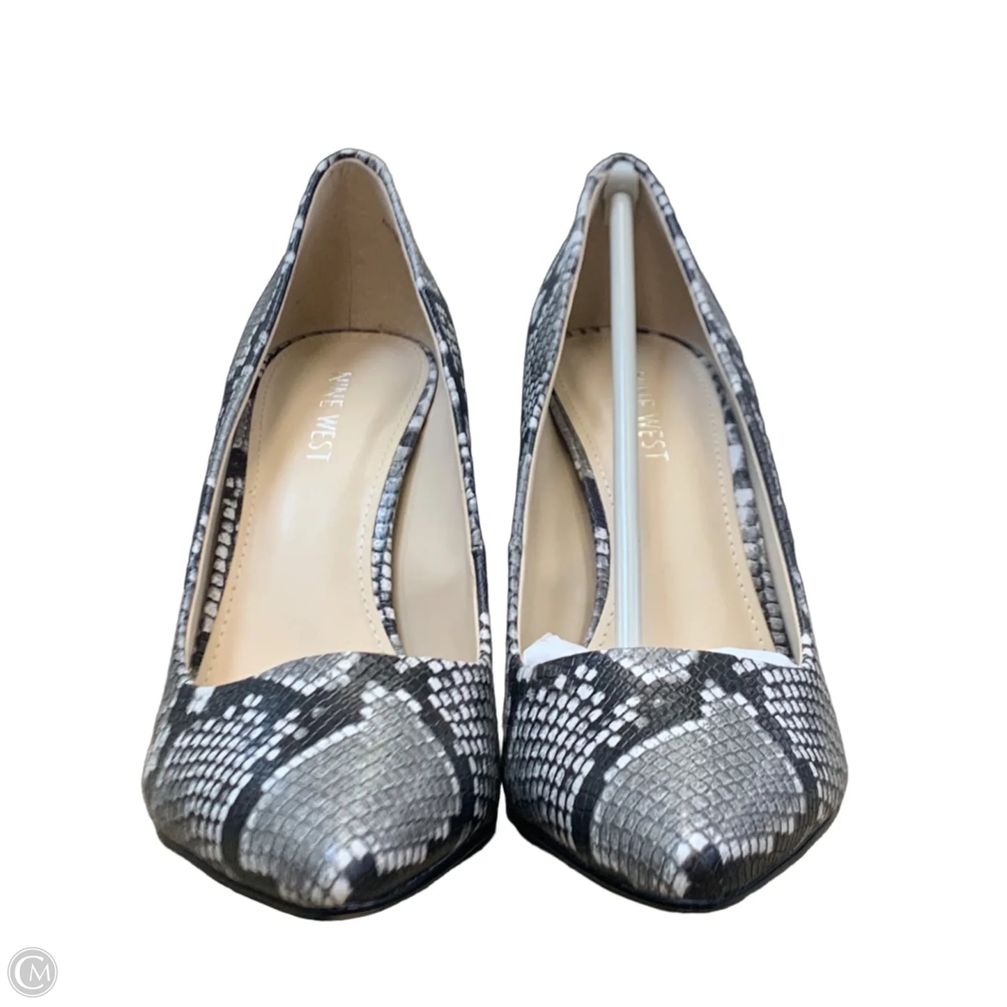 Shoes Heels Stiletto By Nine West In Snakeskin Print, Size: 10