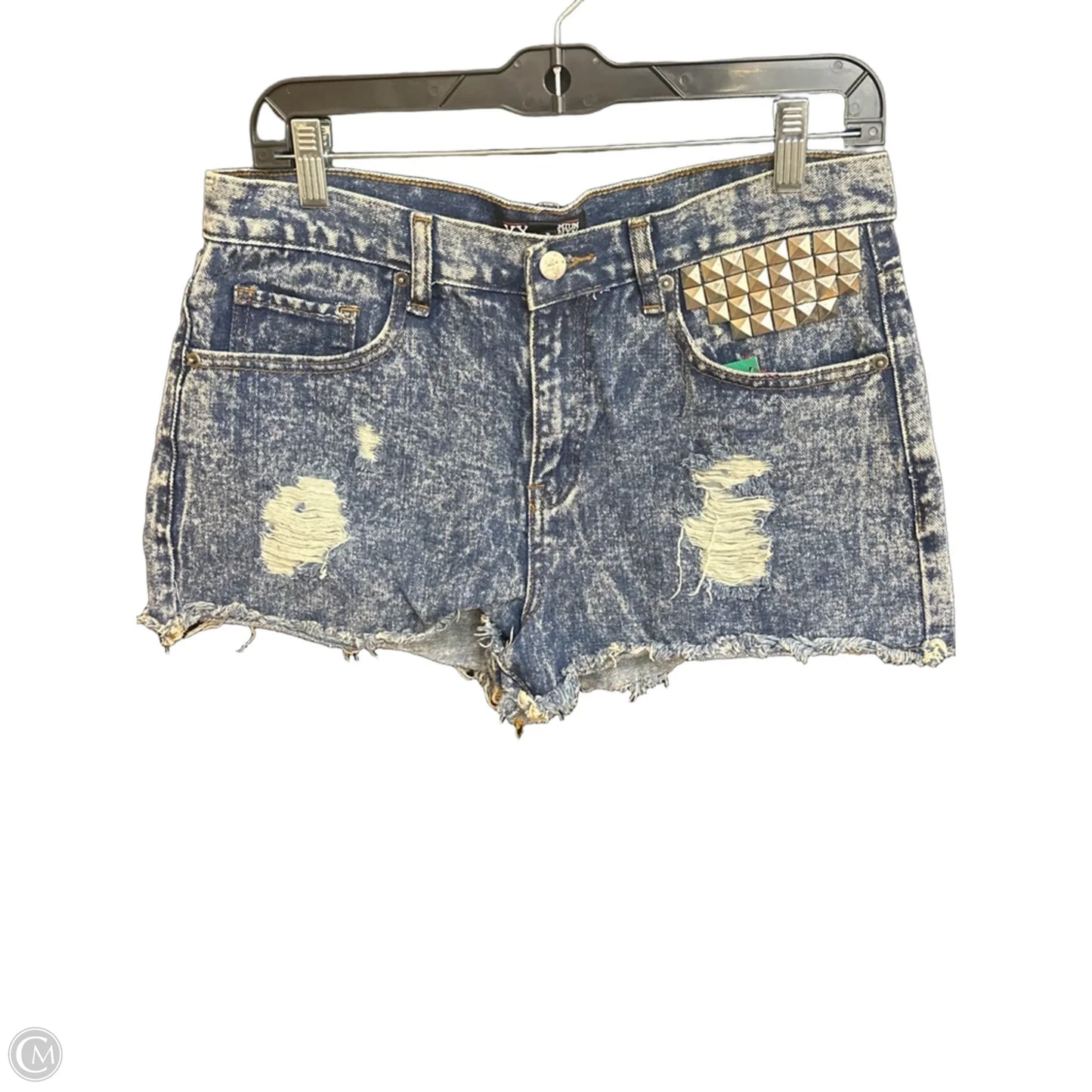 Shorts By Cmf In Blue Denim, Size: M