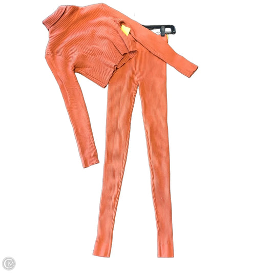 Pants Set 2pc By Daisy In Orange, Size: L