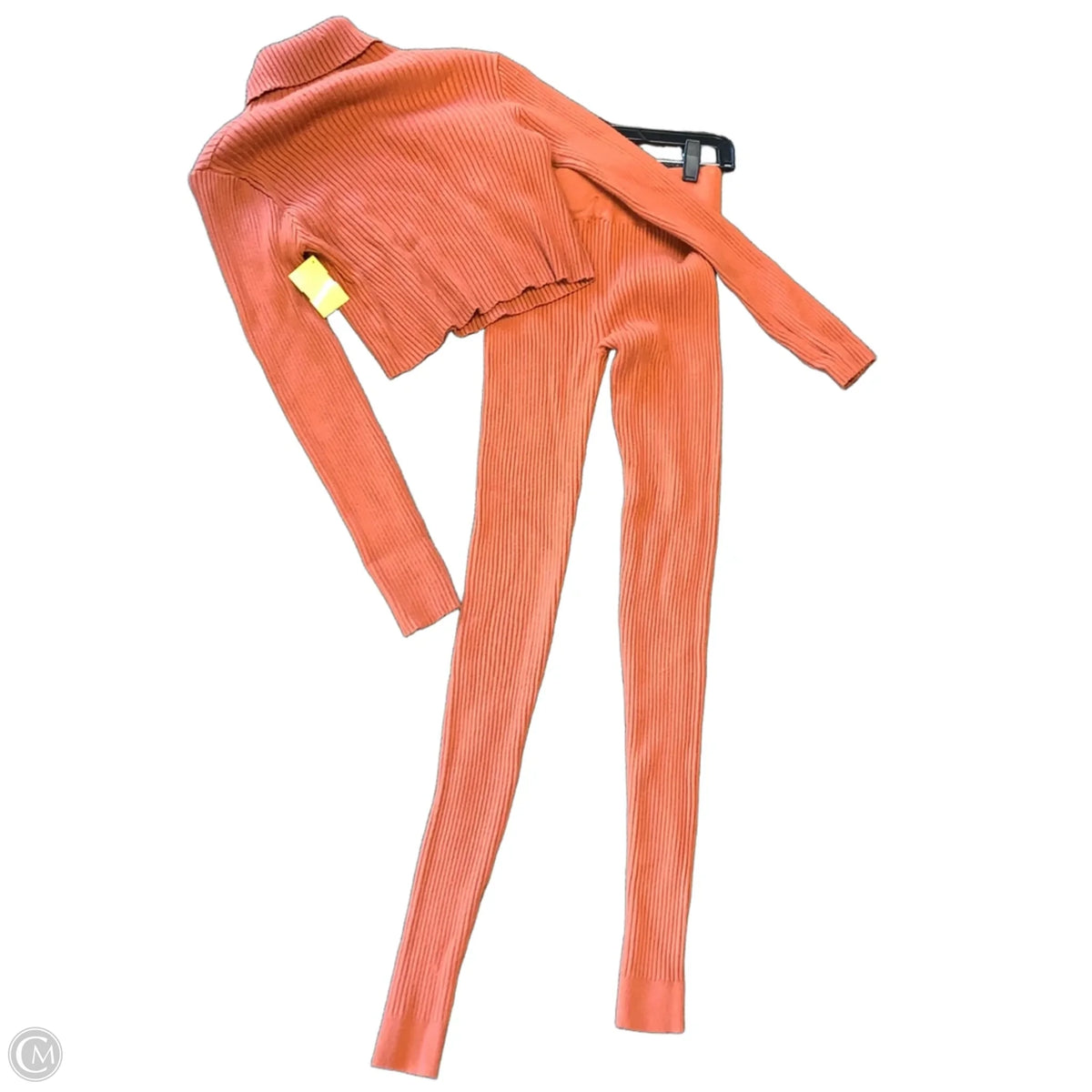Pants Set 2pc By Daisy In Orange, Size: L