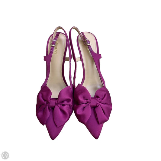 Shoes Heels Stiletto By Express In Purple, Size: 10